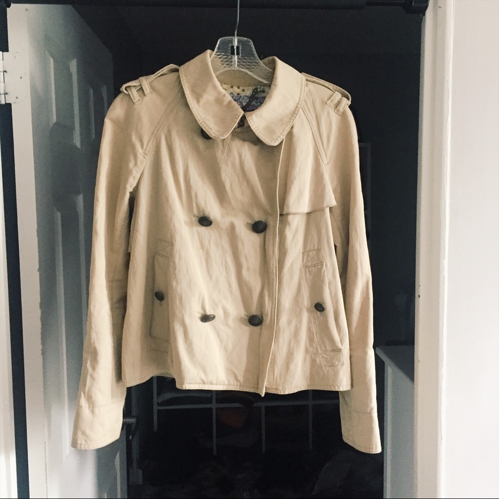 Juicy Couture coat with ruffle back detail